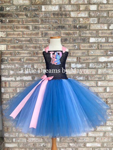 Stitch Inspired Tutu Dress Lilo And Stitch Inspired Birthday Etsy