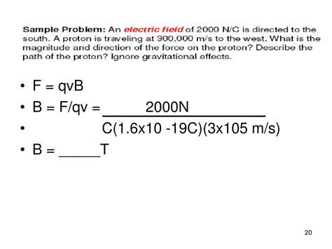 PPT - Magnetic Force on a Charged Particle PowerPoint Presentation ...