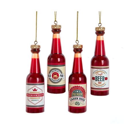 Ksa Club Pack Of Beer Bottle Christmas Ornaments Michaels