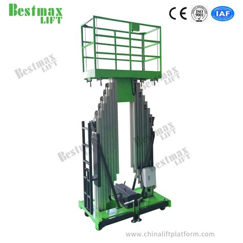 Me Series M Platform Height Double Mast Awp China Vertical Lift And