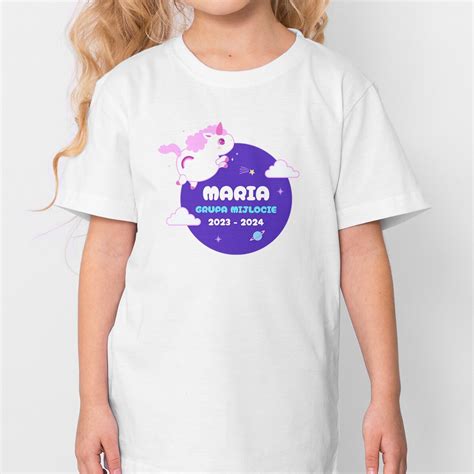 Tricou Din Bumbac Pentru Copii Personalizat Cu Text Unicorn Stargift Ro