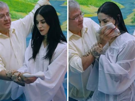 Kat Von D Shares Video Of Baptism After Renouncing Witchcraft And The