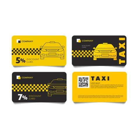 4 Tarjetas De Presentacion Taxi Digitales E Impresas