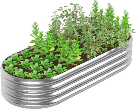 Amazon Edostory L Shaped Metal Raised Bed Garden Bed Kit