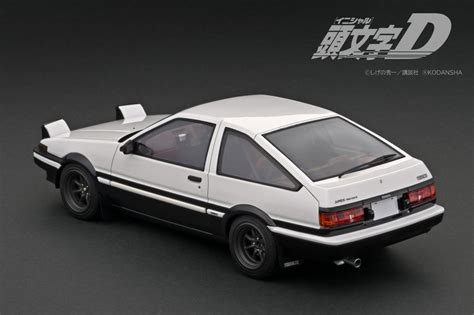 Initial D Toyota Sprinter Trueno Dr Gt Apex Ae White Black Hlj