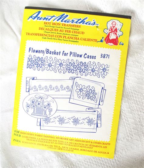 Vintage 1960s Aunt Martha S Hot Iron Transfer Designs Etsy