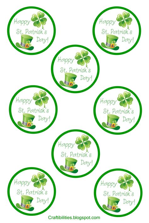 St Patricks Day Printable T Tags Click Here To Download 4x6 Happy St Patricks Day Tags