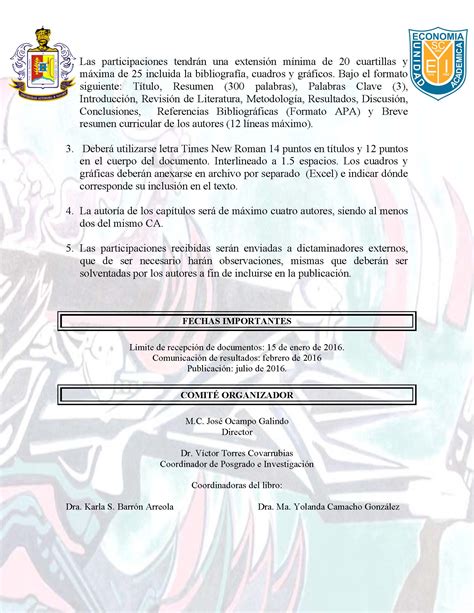 Convocatoria Para La Creaci N Del Libro Hacia La Innovaci N En Nayarit