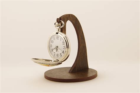 Pocket Watch Stand Holder Wood Watch Display Hanging Etsy