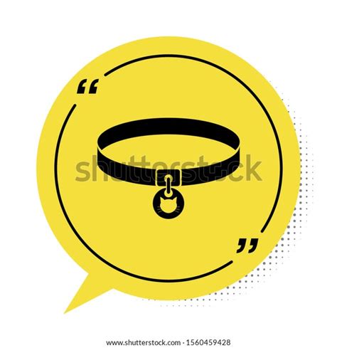 Black Cat Collar Name Tag Icon Stock Vector (Royalty Free) 1560459428 ...