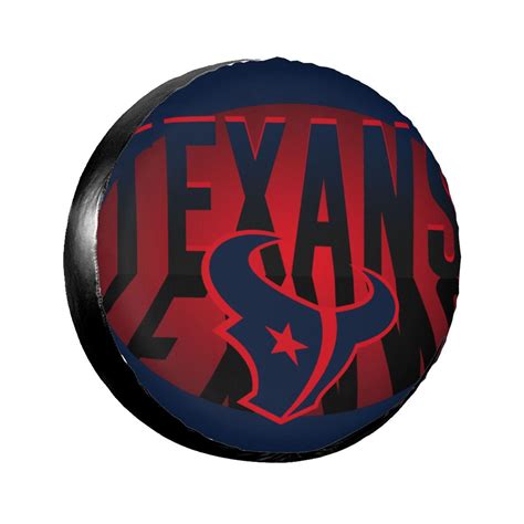 Houston Texans Spare Tire Cover Weatherproof Universal Wheel Protectors