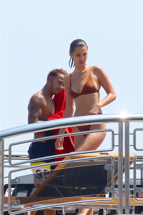 Bella Hadid In A Bikini On A Yacht In Cannes CelebMafia