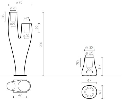 Vaso Design Alto O Basso Missed Tree Arredas