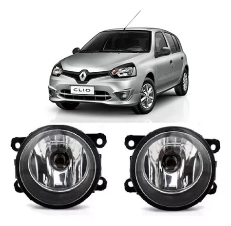 Par Farol Milha Renault Clio Auxiliar Neblina Mercadolivre