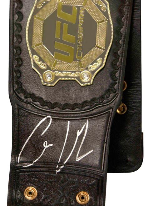 Conor McGregor Signed UFC World Championship Belt (Beckett) | Pristine ...