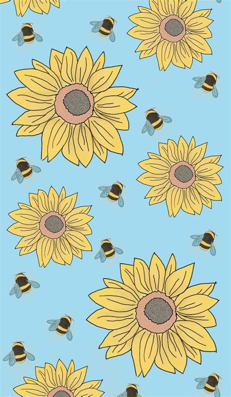 Sunflower Background Aesthetic Wallpaper Image For Free, 41% OFF