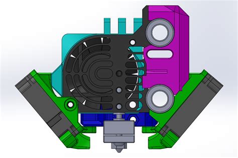 Prusa Mini Dual 4010 Part Cooling Fans Adapted From Annex K3 By