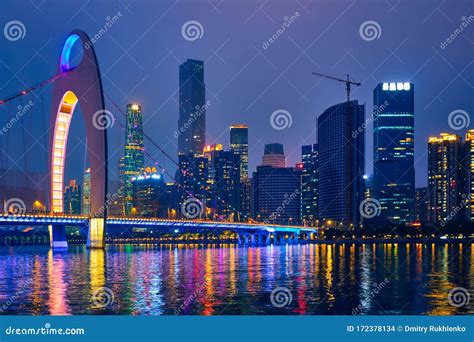 Guangzhou Skyline. Guangzhou, China Editorial Stock Image - Image of ...