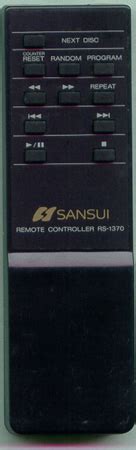 Sansui Rs Genuine Oem Original Remote