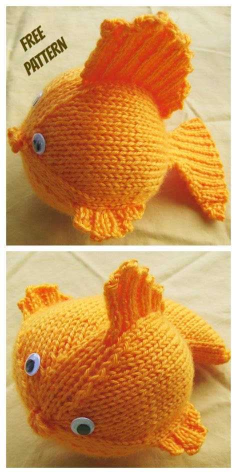 Knit Toy Fish Free Knitting Patterns Knitting Pattern