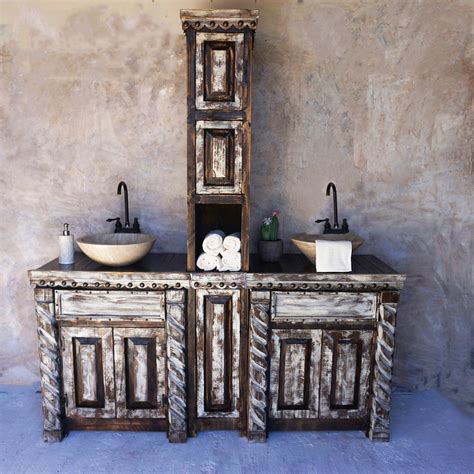 Rustic Double Vanity| Sofia's Rustic Furniture