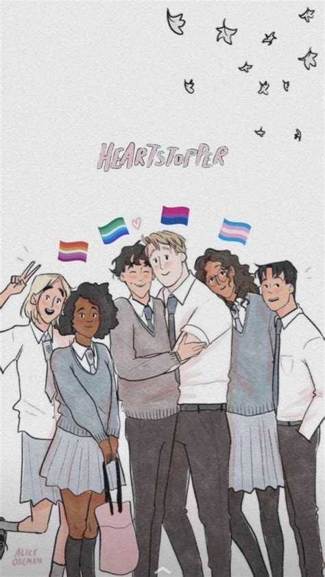 Cartoons Heartstoper Alice Book Cute Gay Gay Books