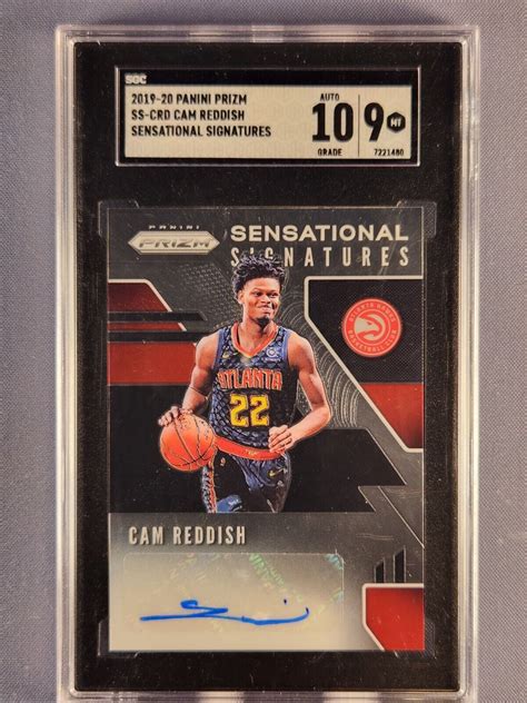 2019 20 Prizm Cam Reddish Sensational Signatures Rookie RC SGC 10 Auto