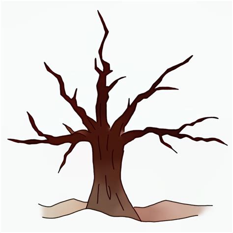 How to Draw a Scary Tree - Step by Step Easy Drawing Guides - Drawing ...