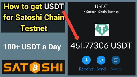 How To Get USDT From Satoshi Chain Faucet Satoshi BTCs Mining Testnet