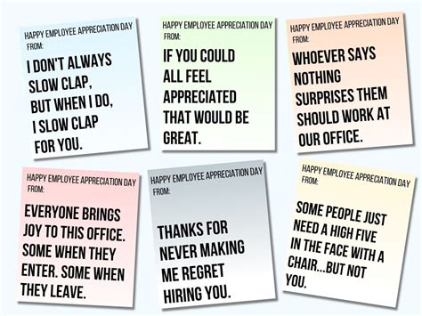 Funny Employee Appreciation Day, Printable Employee Appreciation Cards, Co-worker Thank You ...