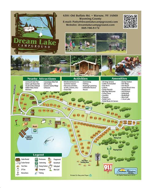 Darien Lake Campground Map Zip Code Map