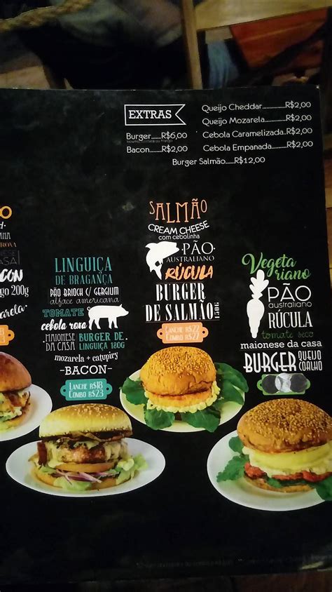 Menu Em Mont Ararat Hamburgueria Restaurante S O Paulo