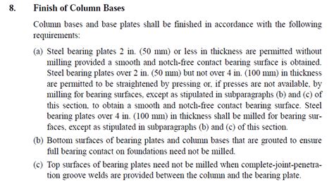 Steel Column Base Plate Explained