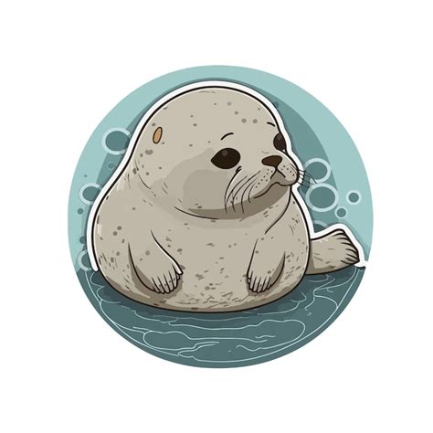 How To Draw A Cute Seal