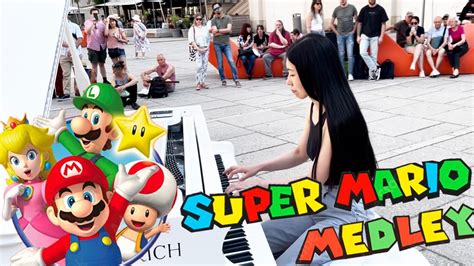 Street Piano Super Mario Medley YUKI PIANO YouTube