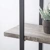 Amazon Hsh Shelf Vintage Industrial Bookshelf Rustic Gray Wood