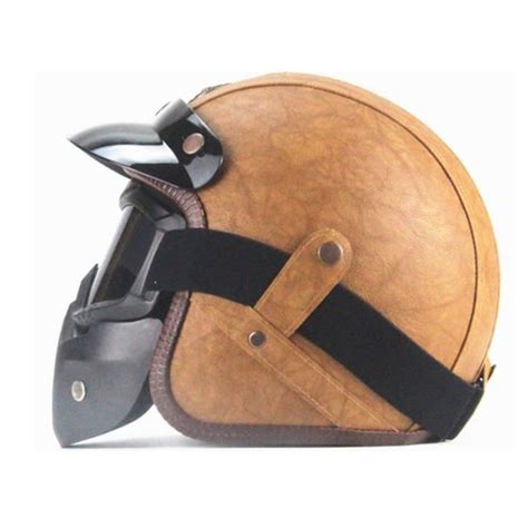 Casque Moto De Marque Unisexe Harley Vintage Moto Casque De