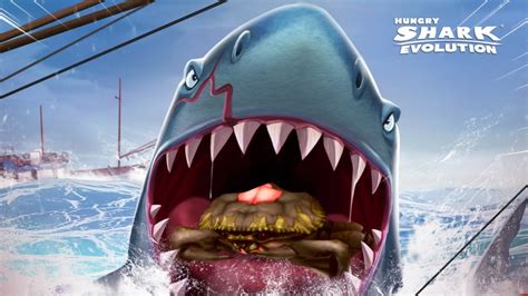 Hungry Shark Evolution Megalodon Vs Giant Crab