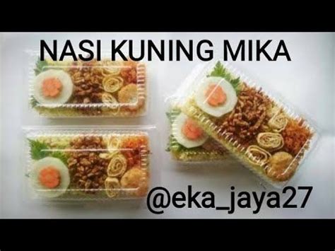 Cara Membuat Nasi Kuning Mika Buat Jualan Food Food And Drink Cooking