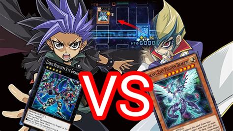 DARK REQUIEM XYZ DRAGON VS GALAXY EYES PHOTON DRAGON Yu Gi Oh Duel