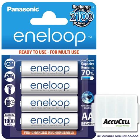 Panasonic Eneloop Standard Bk 3mcc Mignon Aa Der Nachfolger Der Sanyo