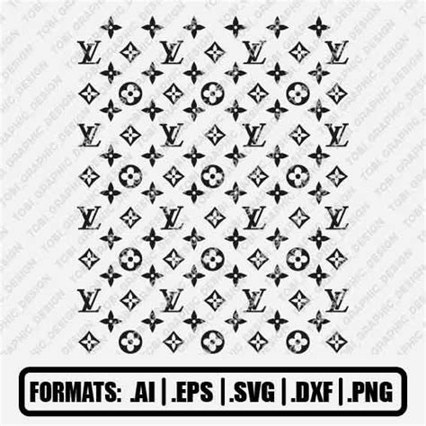 Lv Luois Vuitton Svg Dxf Eps Ai Cricut Silhouette Plotter