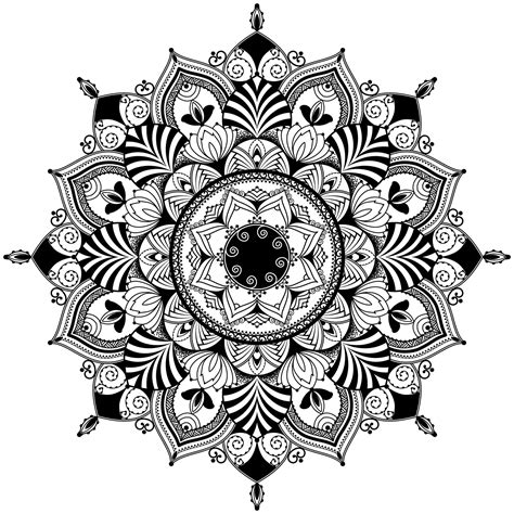 Mandala Zentangle Mandalas Coloriages Difficiles Pour Adultes