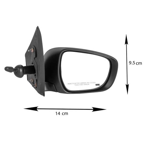 Car Side Mirror For Maruti Celerio With Lever Size Perfect Fit At Rs