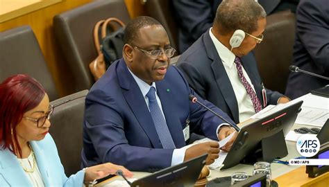 78ème Ag Des Nations Unies Lallocution Du Président Macky Sall