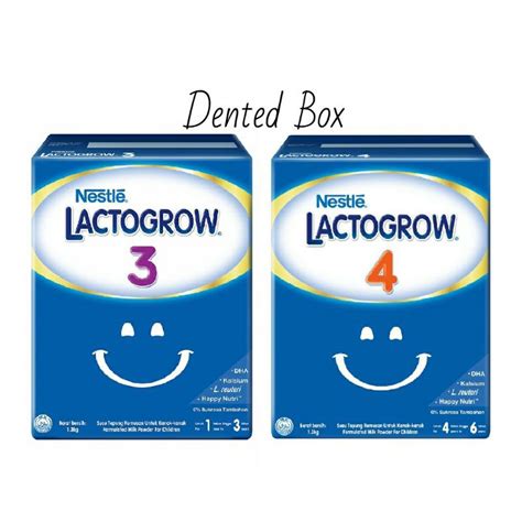 Dented Box Nestle Lactogrow Milk Powder Kg Shopee Malaysia