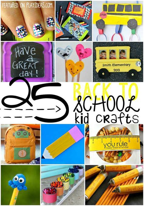 25 Back To School Crafts for Kids