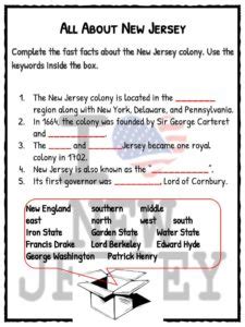 New Jersey Plan Facts, Worksheets & Information For Kids