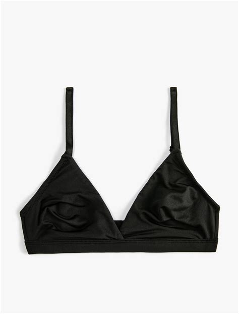 Siyah Kad N Gen Bikini St Parlak Nce Ask L Slk Mk Koton