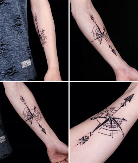 Tatouage Boussole Avant Bras Tatouage Tatouage Horloge Tatouages Boussole